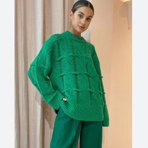 Camilla And Marc Lune Cable Knit Crew